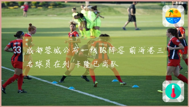 成都蓉城公布一线队阵容 前海港三名球员在列 卡隆已离队