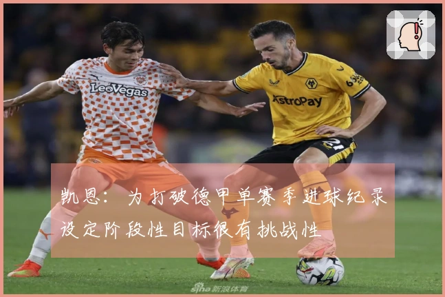 凯恩：为打破德甲单赛季进球纪录设定阶段性目标很有挑战性